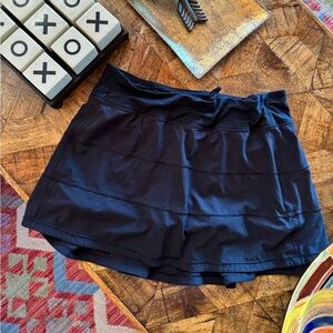 Lululemon Black Pace Rival Skort